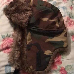 It’s camouflage with fur on it